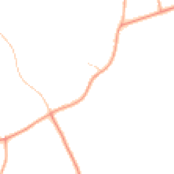 Daytime road noise heatmap for NR10 4HF