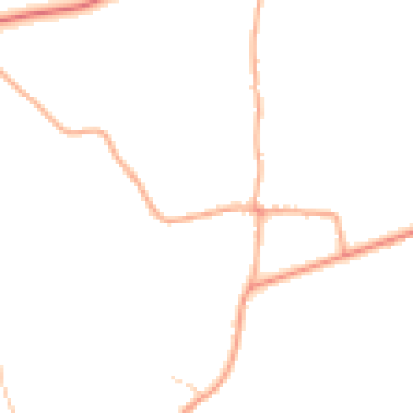 Daytime road noise heatmap for NR10 4HQ