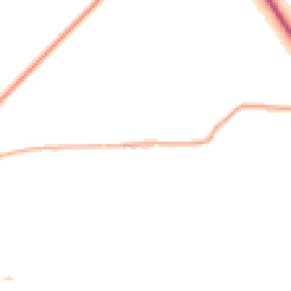 Daytime road noise heatmap for NR10 4JB