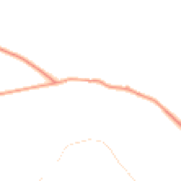 Daytime road noise heatmap for NR10 4PZ