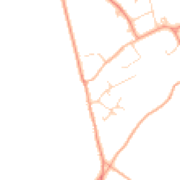 Daytime road noise heatmap for NR10 5AB