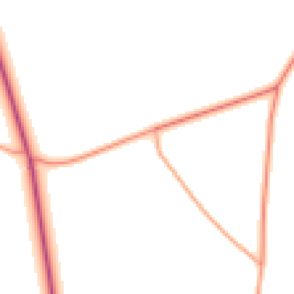 Daytime road noise heatmap for NR10 5BP