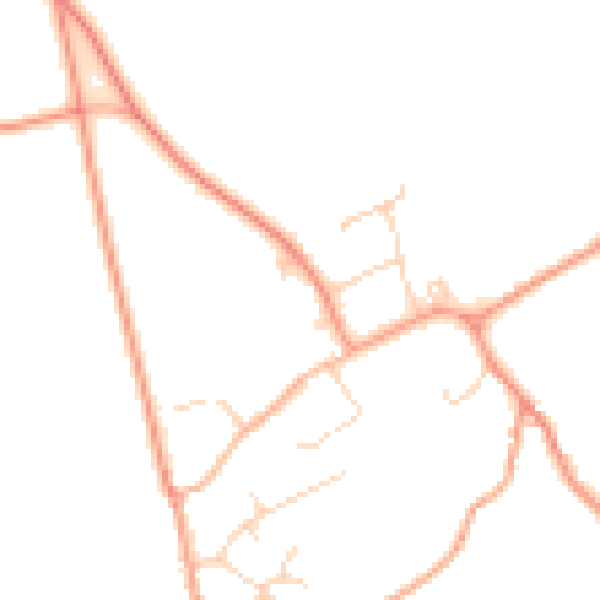Daytime road noise heatmap for NR10 5EF
