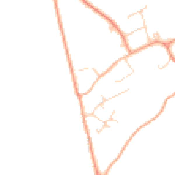 Daytime road noise heatmap for NR10 5EH