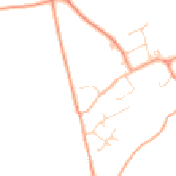 Daytime road noise heatmap for NR10 5EL