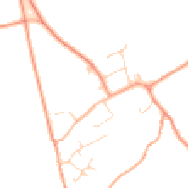 Daytime road noise heatmap for NR10 5EP