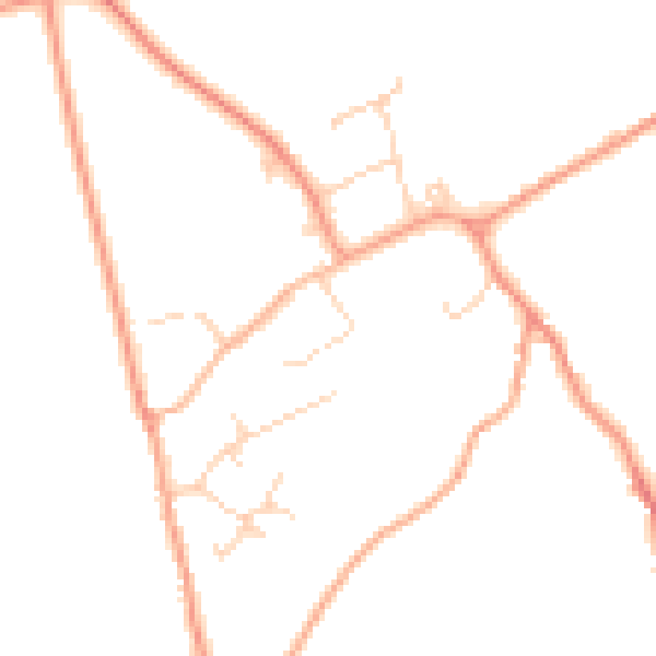 Daytime road noise heatmap for NR10 5ER