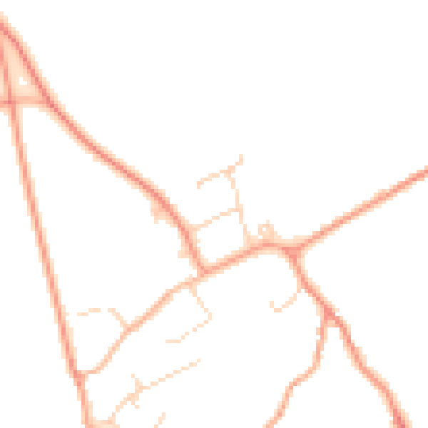 Daytime road noise heatmap for NR10 5EU