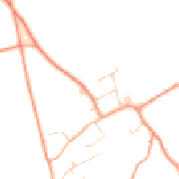 Daytime road noise heatmap for NR10 5EX