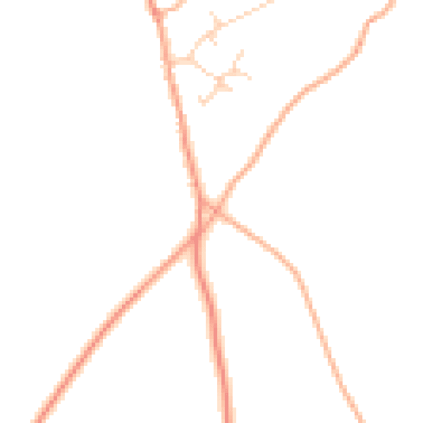 Daytime road noise heatmap for NR10 5HE