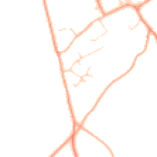 Daytime road noise heatmap for NR10 5HG