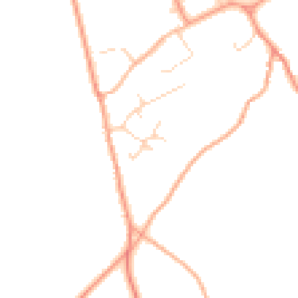 Daytime road noise heatmap for NR10 5HS