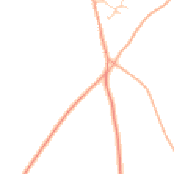 Daytime road noise heatmap for NR10 5HY