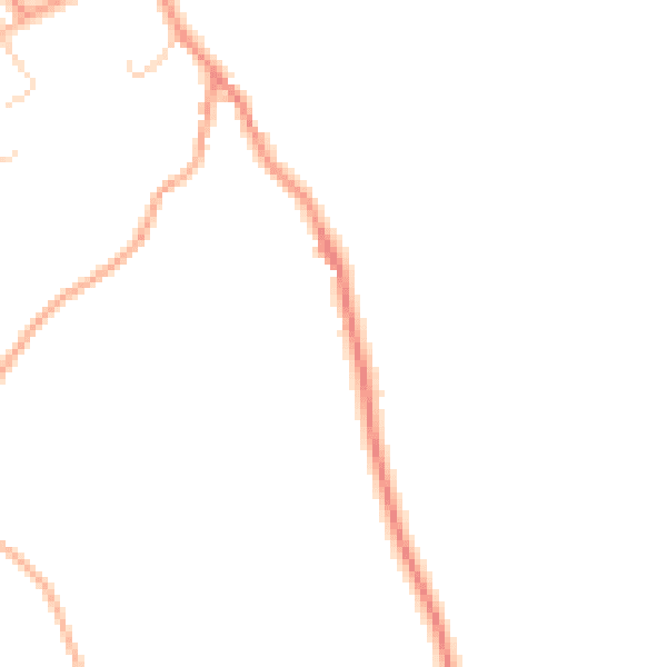 Daytime road noise heatmap for NR10 5JD
