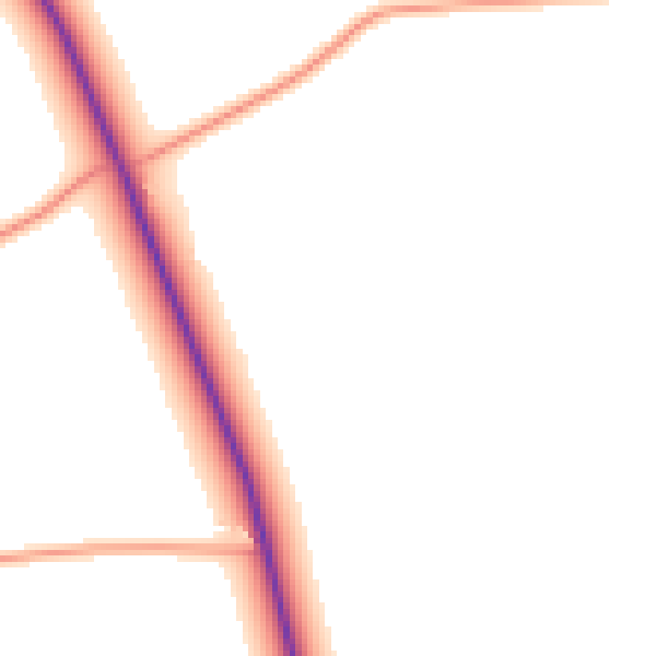 Daytime road noise heatmap for NR10 5LS