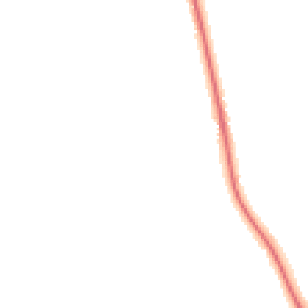 Night-time road noise heatmap for NR10 5NA
