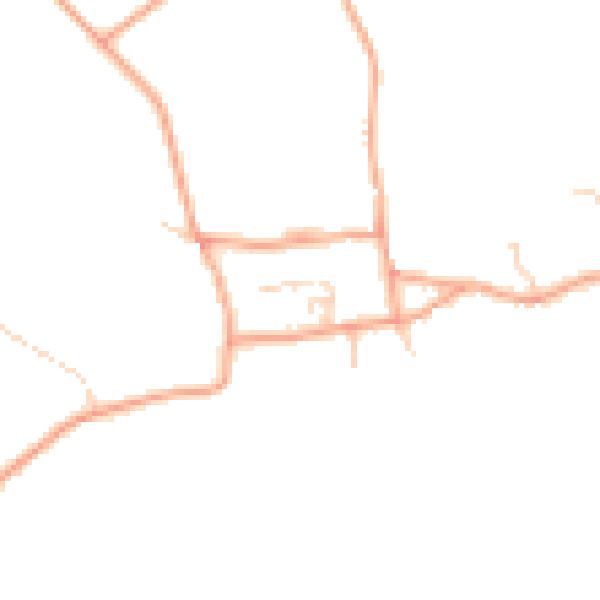 Daytime road noise heatmap for NR10 5PA