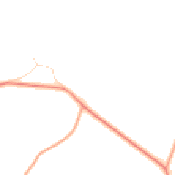 Daytime road noise heatmap for NR11 6NG