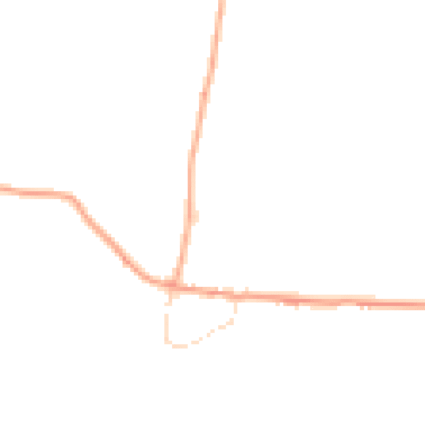 Daytime road noise heatmap for NR11 6TT
