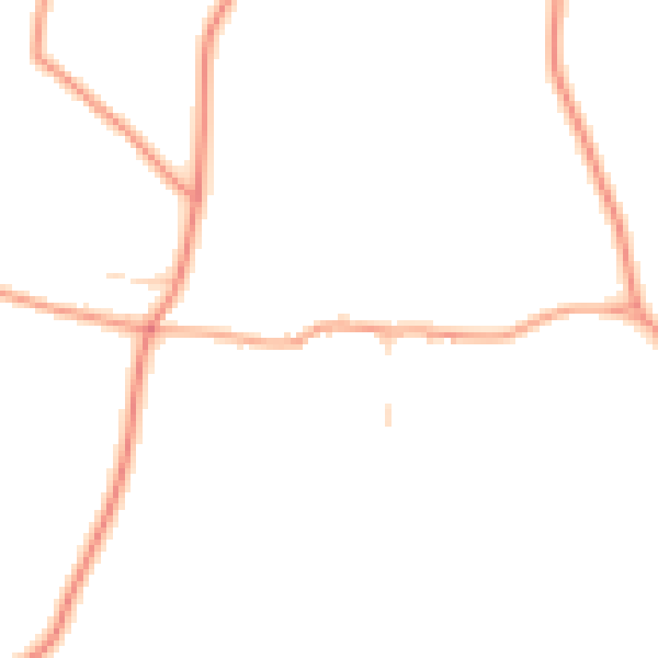 Daytime road noise heatmap for NR11 7AG