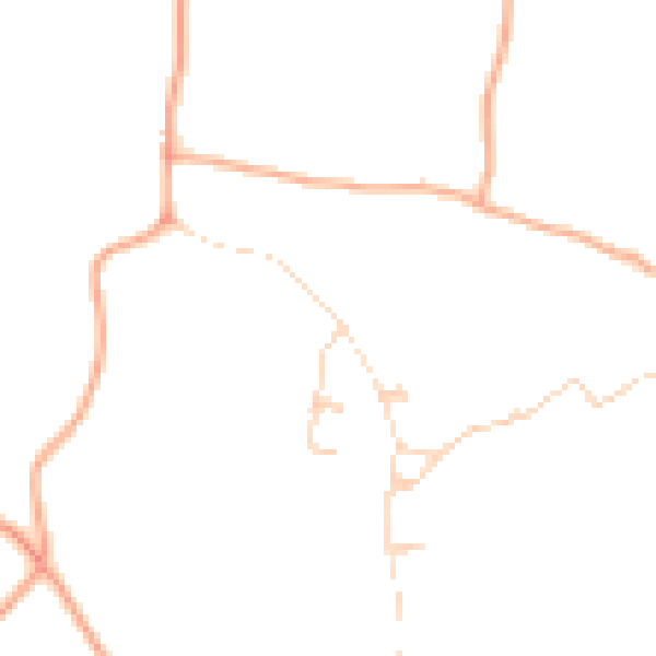 Daytime road noise heatmap for NR11 7NY