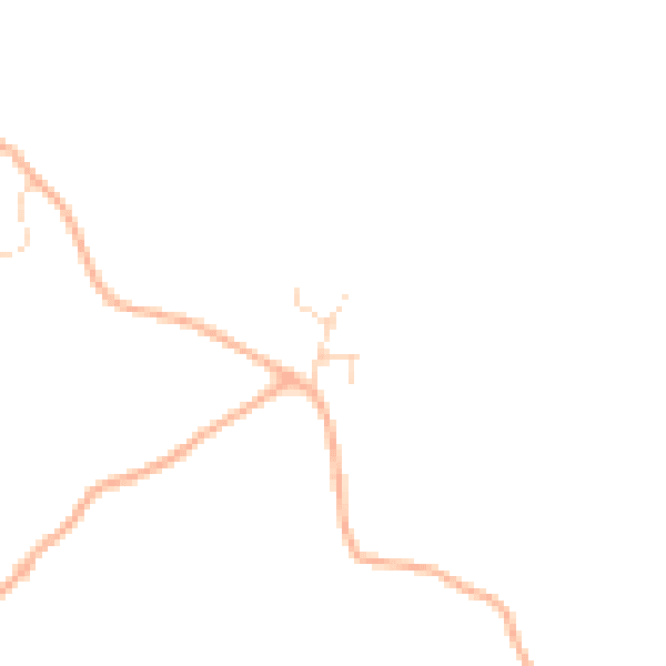 Daytime road noise heatmap for NR11 7PJ
