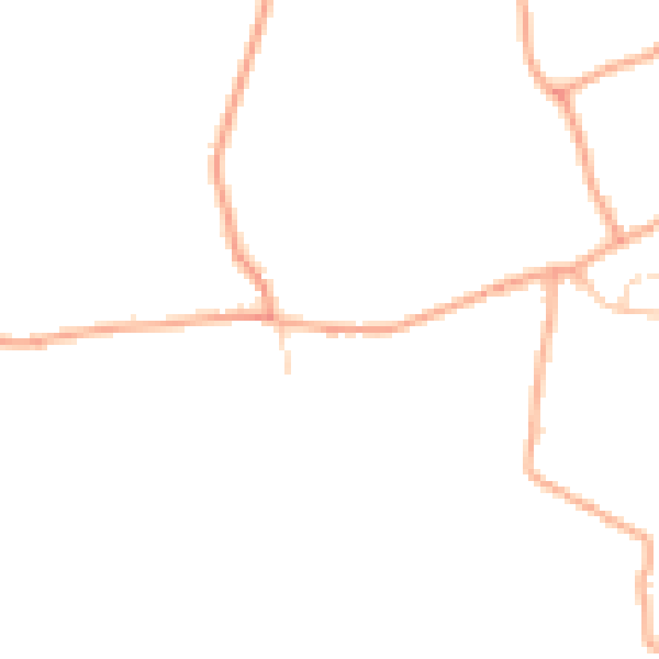 Daytime road noise heatmap for NR11 7QN