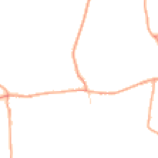 Daytime road noise heatmap for NR11 7QP