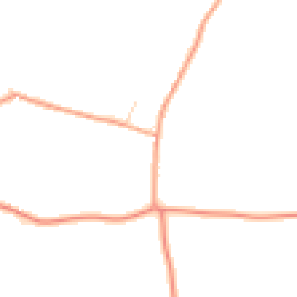 Daytime road noise heatmap for NR11 8HD