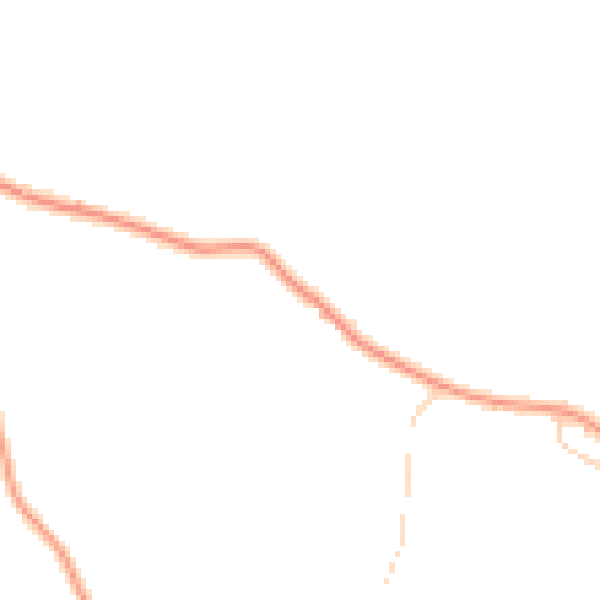Daytime road noise heatmap for NR11 8HY