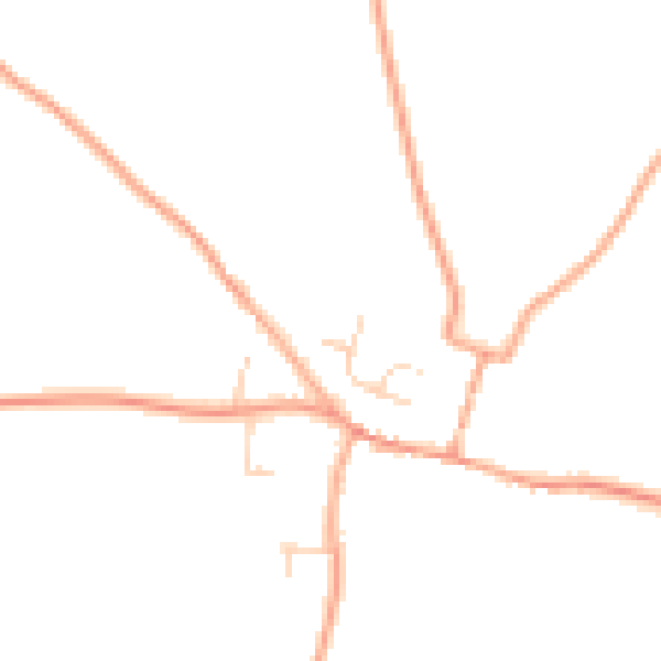 Daytime road noise heatmap for NR11 8NU