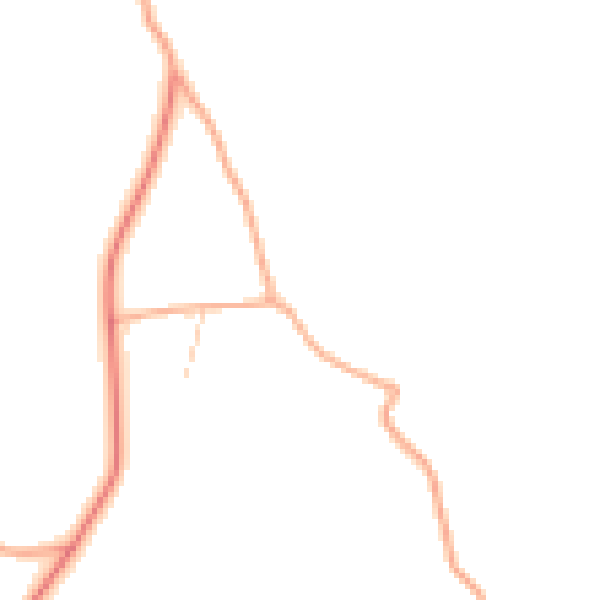 Daytime road noise heatmap for NR11 8RP