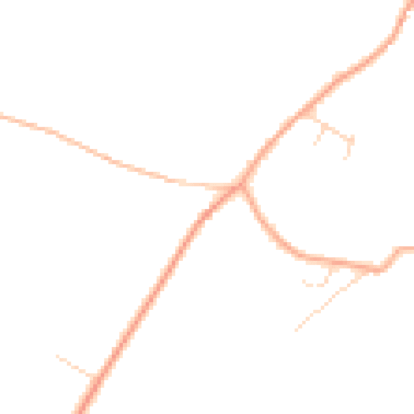 Daytime road noise heatmap for NR12 0AU