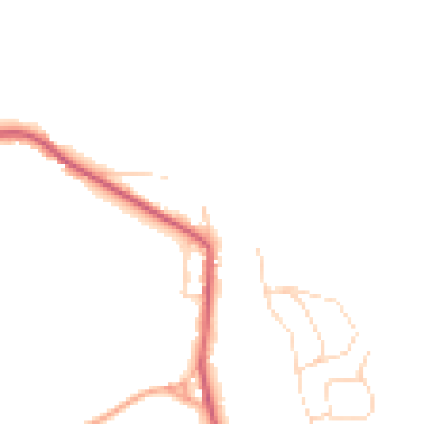 Daytime road noise heatmap for NR12 0EP