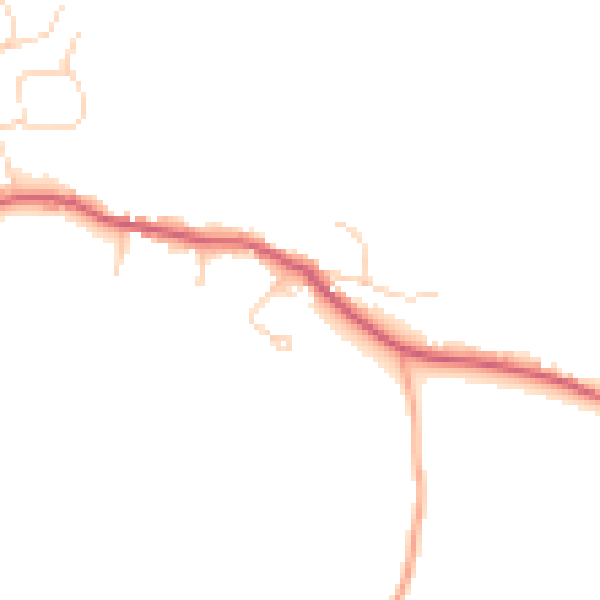 Daytime road noise heatmap for NR12 0HG