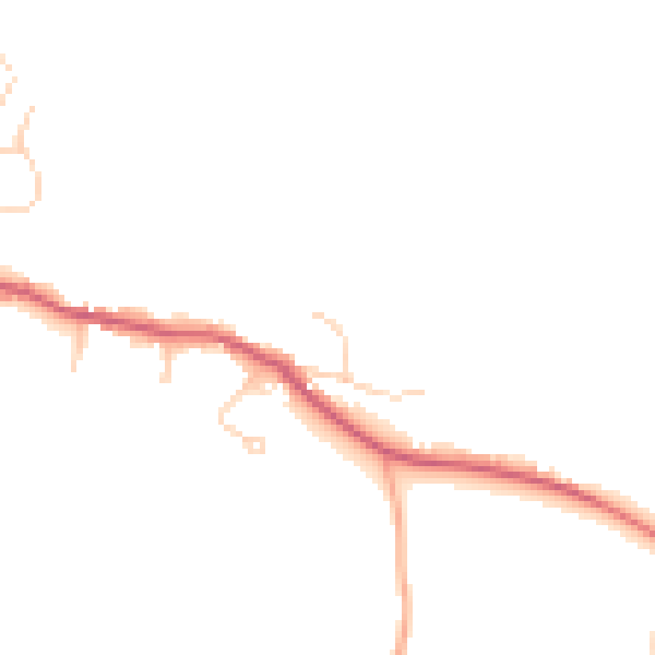 Daytime road noise heatmap for NR12 0HX