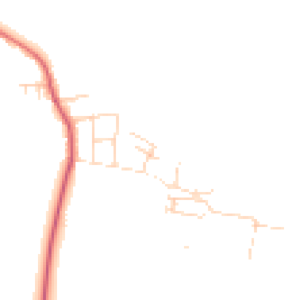 Daytime road noise heatmap for NR12 0NJ