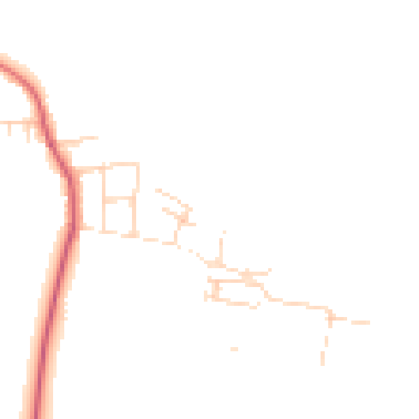 Daytime road noise heatmap for NR12 0PH