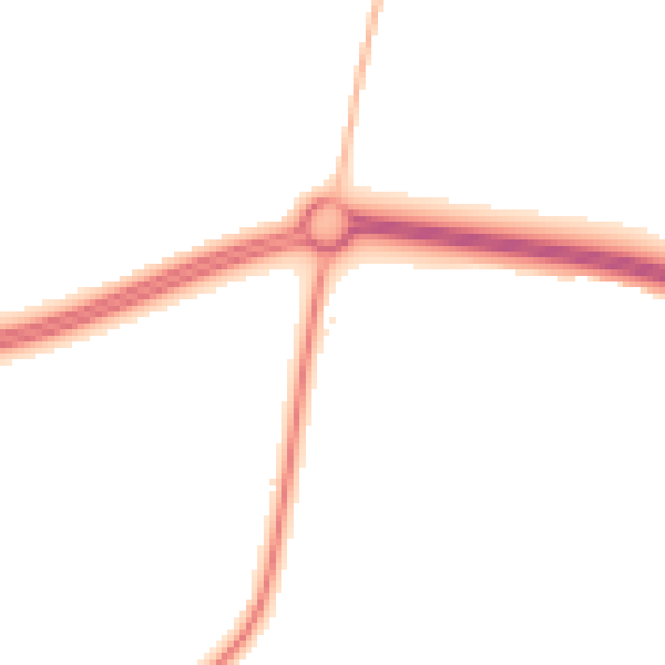 Night-time road noise heatmap for NR12 7BY