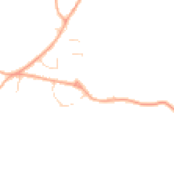 Daytime road noise heatmap for NR12 7GL