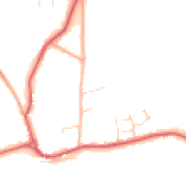 Daytime road noise heatmap for NR12 7HA