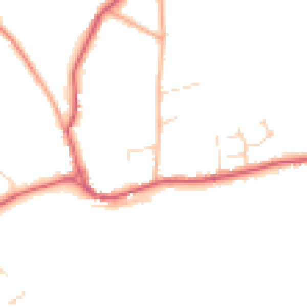 Daytime road noise heatmap for NR12 7HF