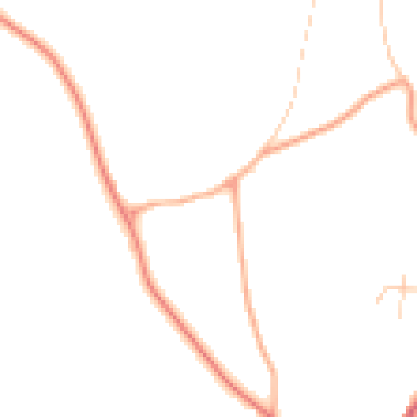 Daytime road noise heatmap for NR12 7JT