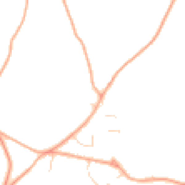 Daytime road noise heatmap for NR12 7LF