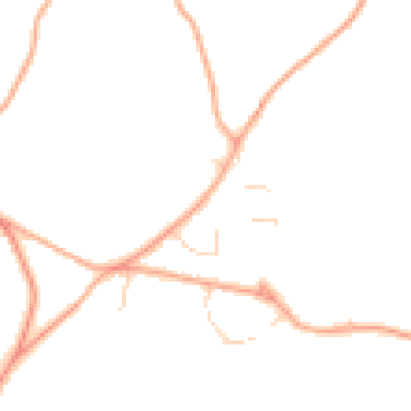 Daytime road noise heatmap for NR12 7LQ