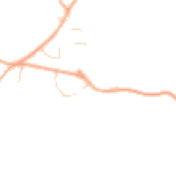 Daytime road noise heatmap for NR12 7LS