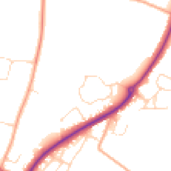 Daytime road noise heatmap for NR12 8GJ