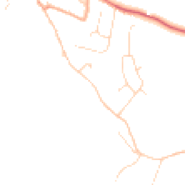 Daytime road noise heatmap for NR12 8PF