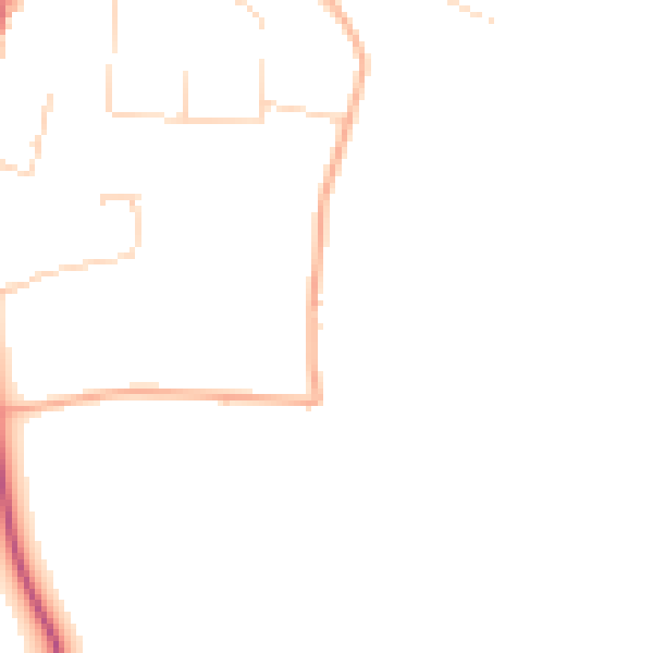 Daytime road noise heatmap for NR12 8TS