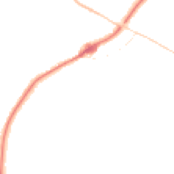 Night-time road noise heatmap for NR12 8UD
